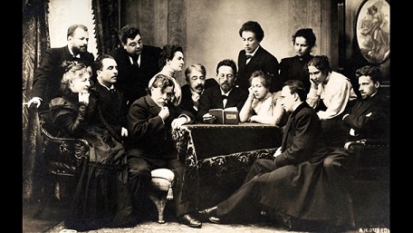 Stanislavski, Chejov, actores y actrices del Teatro de Arte de Moscú (1898)