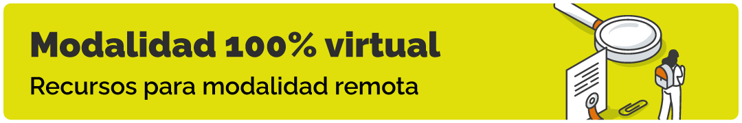 Cabecera de la modalidad remota